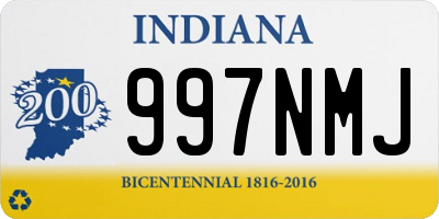 IN license plate 997NMJ