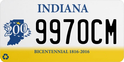 IN license plate 997OCM