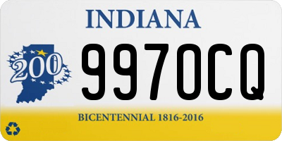 IN license plate 997OCQ