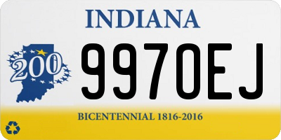 IN license plate 997OEJ