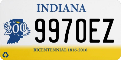 IN license plate 997OEZ