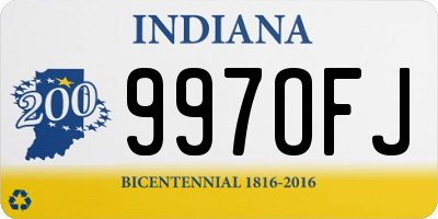 IN license plate 997OFJ