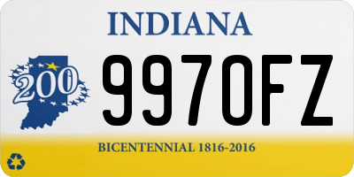 IN license plate 997OFZ