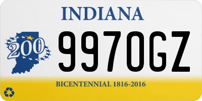 IN license plate 997OGZ