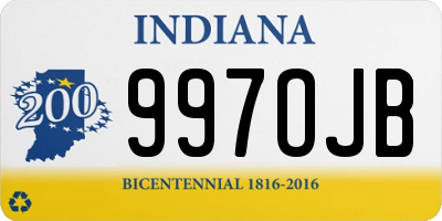 IN license plate 997OJB