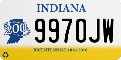 IN license plate 997OJW