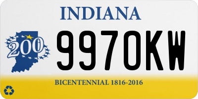 IN license plate 997OKW