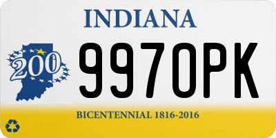 IN license plate 997OPK