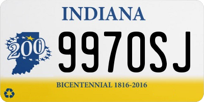 IN license plate 997OSJ