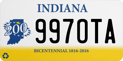 IN license plate 997OTA