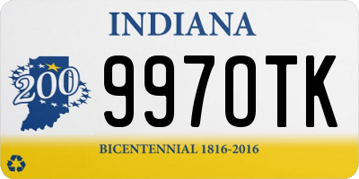 IN license plate 997OTK