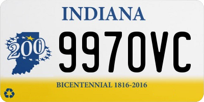 IN license plate 997OVC