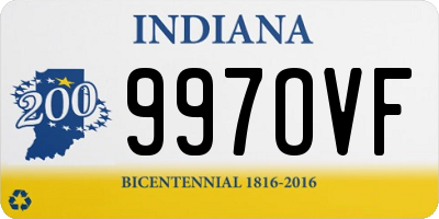 IN license plate 997OVF