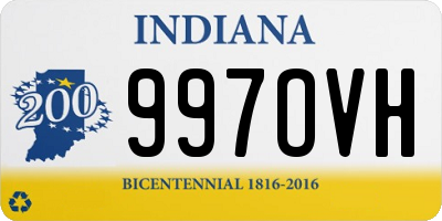 IN license plate 997OVH