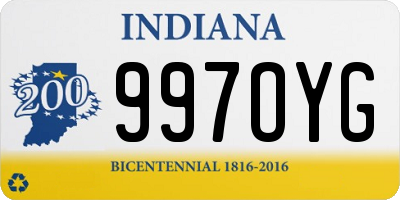 IN license plate 997OYG