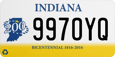 IN license plate 997OYQ