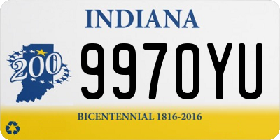 IN license plate 997OYU