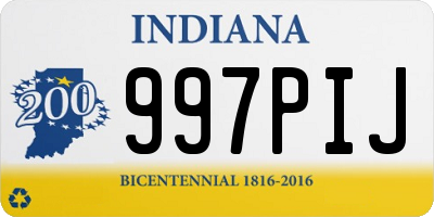 IN license plate 997PIJ