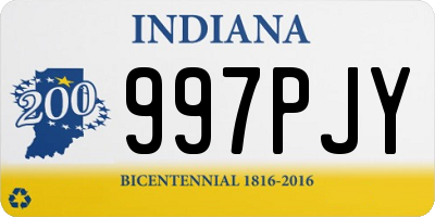 IN license plate 997PJY