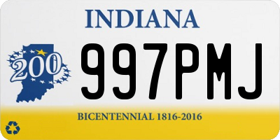 IN license plate 997PMJ