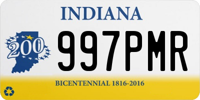 IN license plate 997PMR