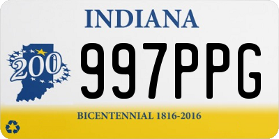 IN license plate 997PPG