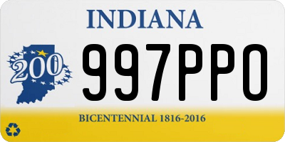 IN license plate 997PPO