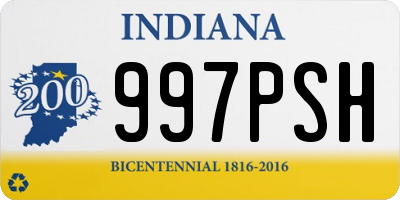 IN license plate 997PSH