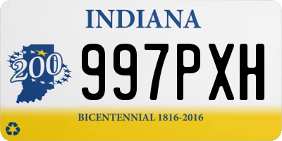 IN license plate 997PXH