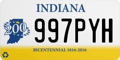 IN license plate 997PYH