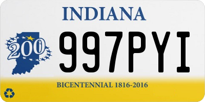 IN license plate 997PYI