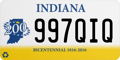 IN license plate 997QIQ