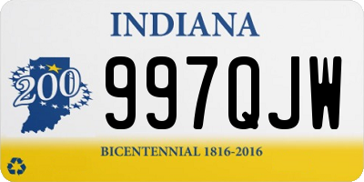 IN license plate 997QJW