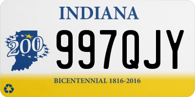 IN license plate 997QJY