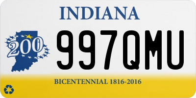 IN license plate 997QMU