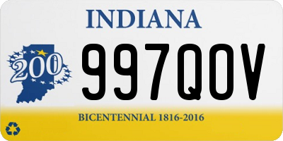 IN license plate 997QOV