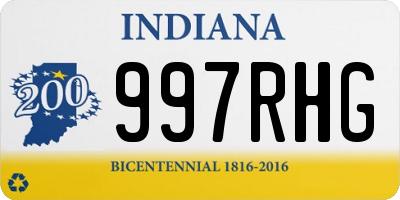 IN license plate 997RHG