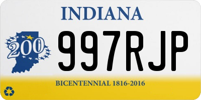 IN license plate 997RJP