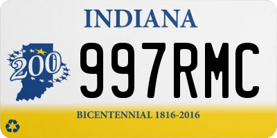 IN license plate 997RMC