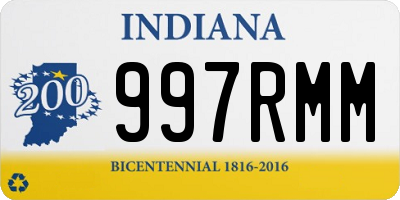 IN license plate 997RMM