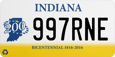 IN license plate 997RNE