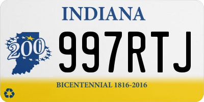 IN license plate 997RTJ