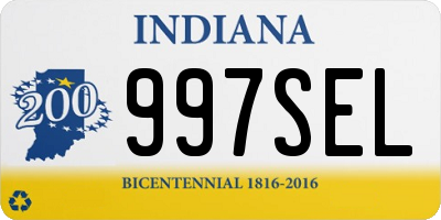 IN license plate 997SEL