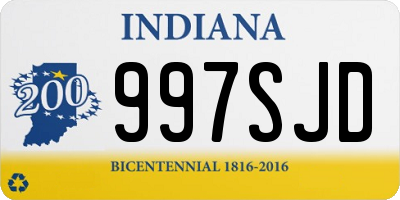 IN license plate 997SJD