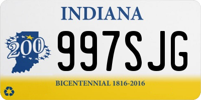 IN license plate 997SJG