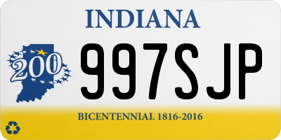 IN license plate 997SJP