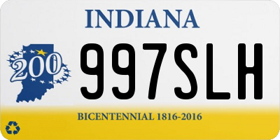 IN license plate 997SLH