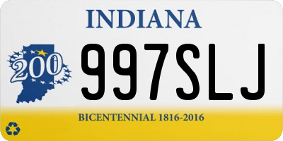 IN license plate 997SLJ