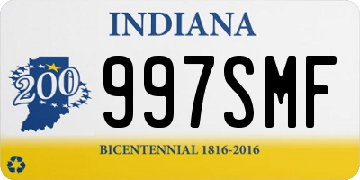 IN license plate 997SMF