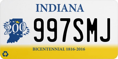 IN license plate 997SMJ